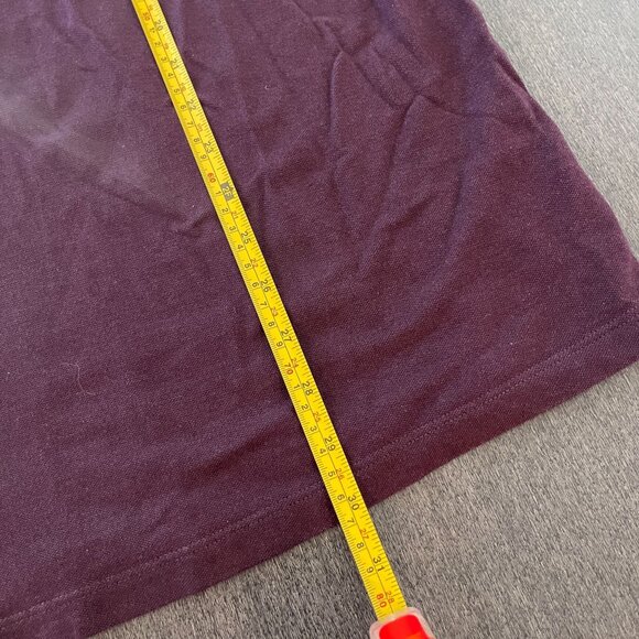 Ted Baker London Men's Pocket Knit Polo SS Shirt Burgundy Size 6 - Picture 7 of 7